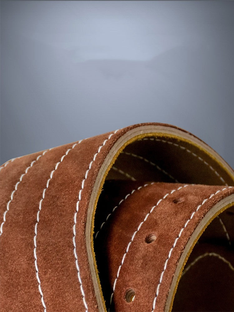 Thick Cowhide Weight Lifting Belt