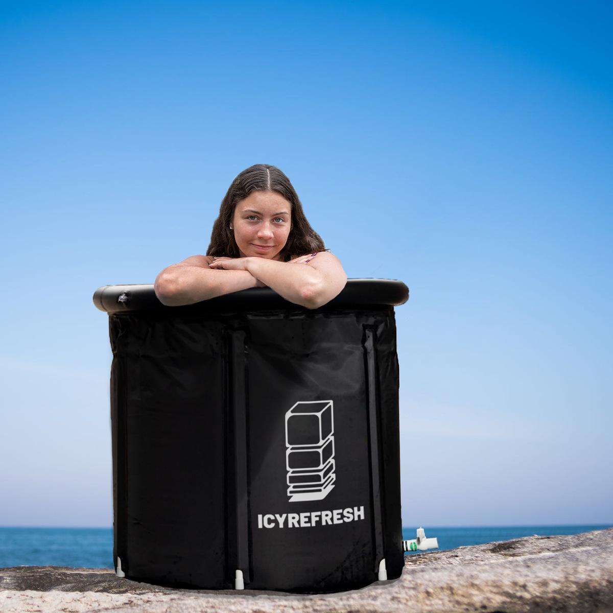 Icyrefresh Ice Bath Cold Tub - with lid.