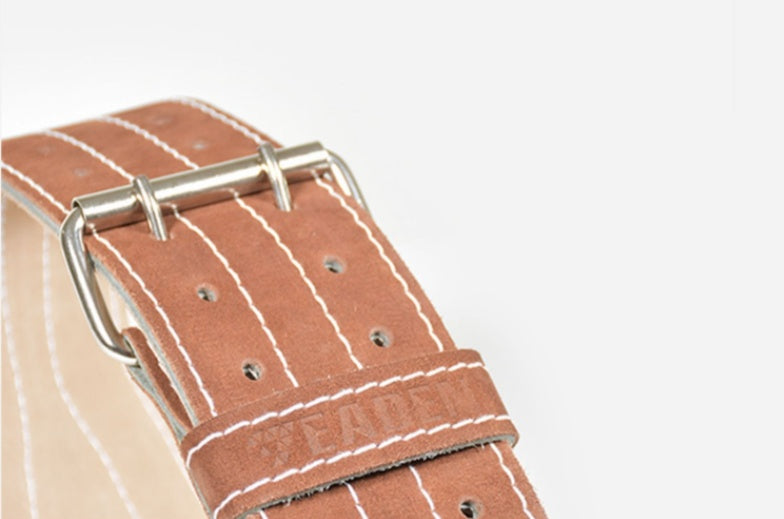 Thick Cowhide Weight Lifting Belt