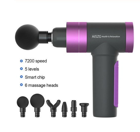 AISZG Muscle Massage Gun w/ 6 Attachments