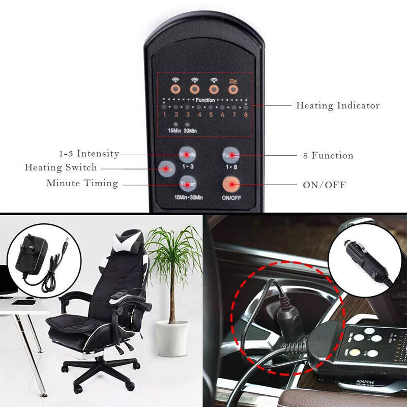 Heated Massage Cushion - Full Back