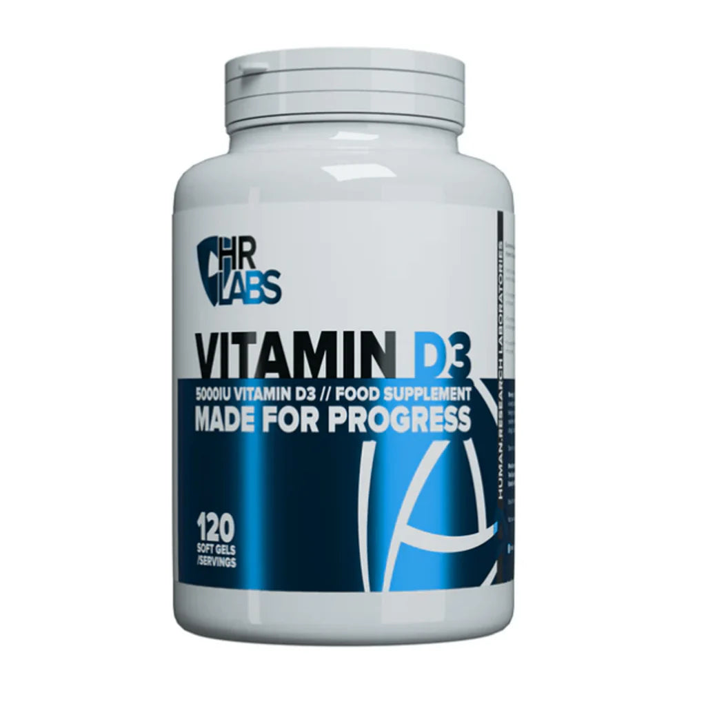 HR Labs Vitamin D3 - 120 Softgels - 5000iu