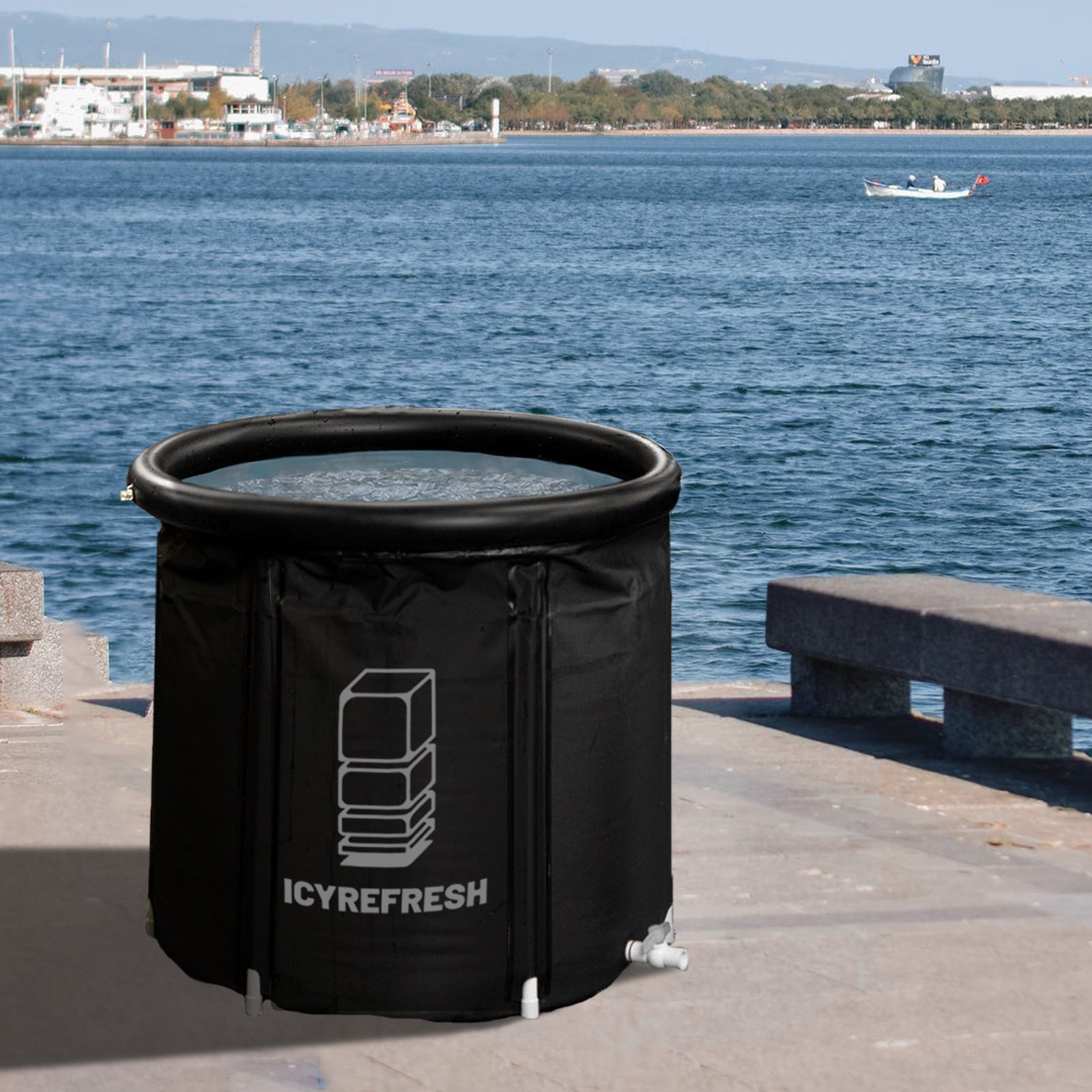 Icyrefresh Ice Bath Cold Tub - with lid.