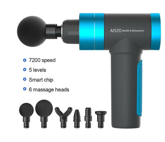 AISZG Muscle Massage Gun w/ 6 Attachments
