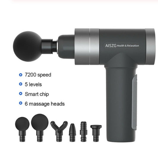 AISZG Muscle Massage Gun w/ 6 Attachments
