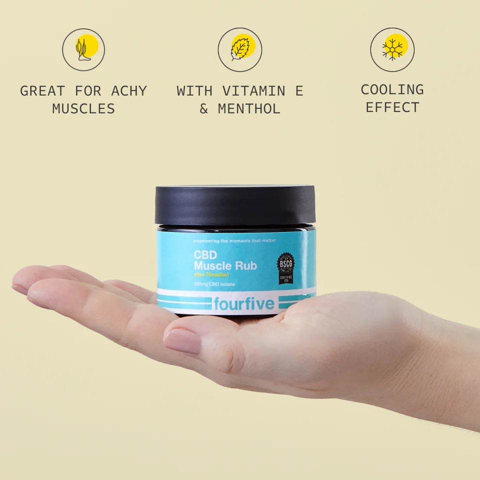 CBD Muscle Rub Cream - fourfive+