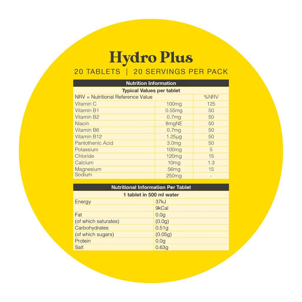 FourFive+ Hydro Tablets - Electrolytes & Vitamins - Berry Flavour